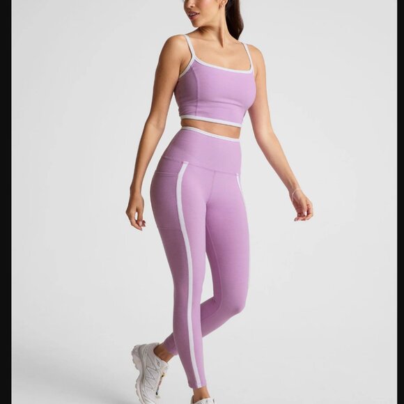 Beyond Yoga | Spacedye New Moves High Cropped Tank & High Waisted Midi Legging - Picture 1 of 2